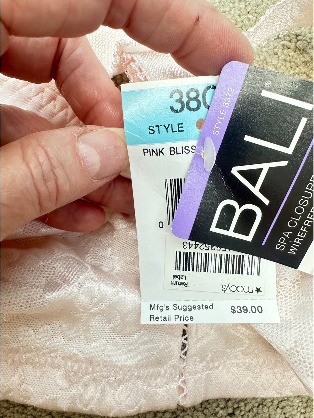 Four New Bali Bras 38C Wire Free Adjustable Strap Hook & Eye Back Cool Comfort - Picture 8 of 15
